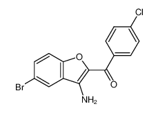 (3-Amino-5-bromo-benzofuran-2-yl)-(4-chloro-phenyl)-methanone_688757-63-3