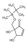 cis-4,5-dihydroxy-5-[[(tert-butyldimethylsilyl)oxy]methyl]-2-cyclopentenone_68882-74-6