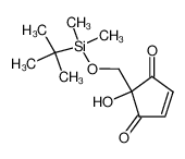 2-hydroxy-2-[[(tert-butyldimethylsilyl)oxy]methyl]cyclopent-4-ene-1,3-dione_68882-76-8
