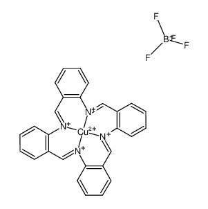 Cu(tetrabenzo{b,f,j,n}-{1,5,9,13}tetrazacyclohexadecine)(BF4)2_68890-49-3