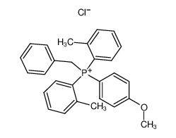 Benzyl-bis-(o-tolyl)-p-anisylphosphonium_68899-62-7
