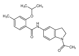 N-(1-acetyl-2,3-dihydro-1H-indol-5-yl)-2-isopropoxy-4-methylbenzamide_689173-43-1