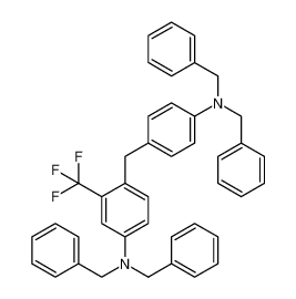 N,N-dibenzyl-4-(4-(dibenzylamino)benzyl)-3-(trifluoromethyl)aniline_689275-01-2