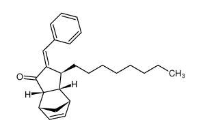 (3S,3aS,4S,7R,7aS)-2-((E)-benzylidene)-3-octyl-2,3,3a,4,7,7a-hexahydro-1H-4,7-methanoinden-1-one_689290-68-4