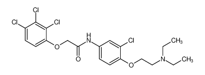 N-(3-chloro-4-(2-(diethylamino)ethoxy)phenyl)-2-(2,3,4-trichlorophenoxy)acetamide_689301-56-2