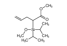 4-Pentenoic acid, 2-[methoxybis(1-methylethyl)silyl]-, methyl ester_689303-94-4