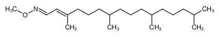3,7,11,15-tetramethyl-hexadec-2-enal O-methyl-oxime_68942-08-5