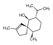 (5S,6S,7S,10R)-7-isopropyl-2,10-dimethylspiro[4.5]dec-1-en-6-ol_68945-58-4