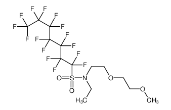 N-ethyl-1,1,2,2,3,3,4,4,5,5,6,6,7,7,7-pentadecafluoro-N-[2-(2-methoxyethoxy)ethyl]heptane-1-sulfonamide_68958-60-1