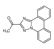 2-acetyl-1,2,4-triazolo(1,5-f)phenanthridine_68962-32-3