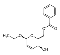 ethyl 6-O-benzoyl-2,3-dideoxy-α-D-erythro-hex-2-enopyranoside_68977-83-3