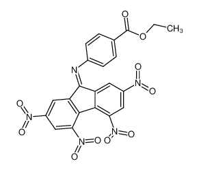4-(2,4,5,7-Tetranitro-fluoren-9-ylideneamino)-benzoic acid ethyl ester_68979-32-8