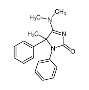 4-(dimethylamino)-5-methyl-1,5-diphenyl-1,5-dihydro-2H-imidazol-2-one_68980-26-7