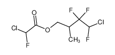 4-chloro-3,3,4-trifluoro-2-methylbutyl 2-chloro-2-fluoroacetate_68983-78-8