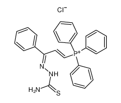 (3-(2-carbamothioylhydrazineylidene)-3-phenylprop-1-en-1-yl)triphenylphosphonium chloride_68999-15-5