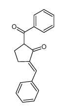 2-Benzoyl-5-[1-phenyl-meth-(E)-ylidene]-cyclopentanone_69009-78-5