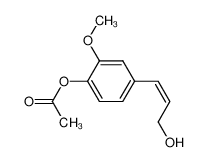 Acetic acid 4-((Z)-3-hydroxy-propenyl)-2-methoxy-phenyl ester_69017-42-1