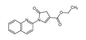 5-Oxo-1-quinolin-2-yl-4,5-dihydro-1H-pyrrole-3-carboxylic acid ethyl ester_69018-22-0