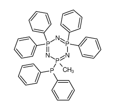 2-Diphenylphosphanyl-2-methyl-4,4,6,6-tetraphenyl-2λ5,4λ5,6λ5-[1,3,5,2,4,6]triazatriphosphinine_69019-98-3