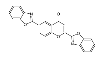 4H-1-Benzopyran-4-one, 2,6-bis(2-benzoxazolyl)-_690210-34-5