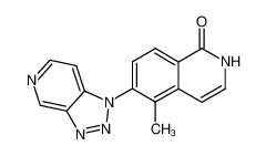 5-methyl-6-[1,2,3]triazolo[4,5-c]pyridin-1-yl-2H-isoquinolin-1-one_69022-44-2