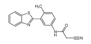 Acetamide, N-[3-(2-benzothiazolyl)-4-methylphenyl]-2-cyano-_690231-64-2