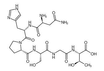 L-Threonine, L-asparaginyl-L-histidyl-L-prolyl-L-serylglycyl-_690235-11-1