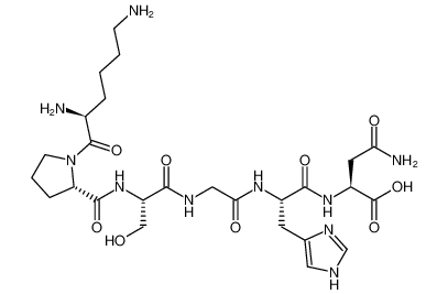 L-Asparagine, L-lysyl-L-prolyl-L-serylglycyl-L-histidyl-_690238-85-8
