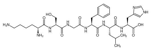 L-Histidine, L-lysyl-L-serylglycyl-L-phenylalanyl-L-leucyl-_690241-50-0