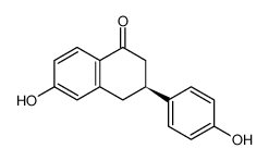 (S)-6-hydroxy-3-(4-hydroxyphenyl)-3,4-dihydronaphthalen-1(2H)-one_690250-76-1