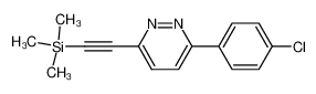 3-(4-chloro-phenyl)-6-trimethylsilanylethynyl-pyridazine_690265-67-9