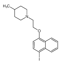 1-[2-(4-iodo-naphth-1-yloxy)-ethyl]-4-methyl-piperidine_690265-80-6
