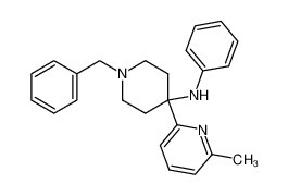 [1-benzyl-4-(6-methyl-2-pyridinyl)-4-piperidinyl]-phenyl-amine_690273-79-1