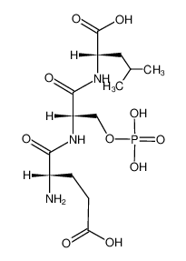 2-[2-(2-Amino-4-carboxy-butyrylamino)-3-phosphonooxy-propionylamino]-4-methyl-pentanoic acid_69038-39-7