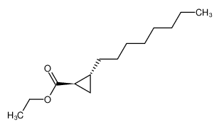 (+/-)-trans-2-octyl-cyclopropanecarboxylic acid ethyl ester_6904-49-0