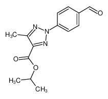 2-(4-formyl-phenyl)-5-methyl-2H-[1,2,3]triazole-4-carboxylic acid isopropyl ester_69059-69-4