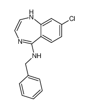 benzyl-(8-chloro-1H-benzo[e][1,4]diazepin-5-yl)-amine_69063-11-2