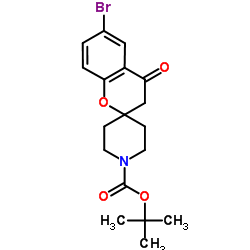 tert-Butyl 6-bromo-4-oxospiro[chroman-2,4'-piperidine]-1'-carboxylate_690632-38-3