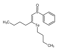Benzene, [[(1Z)-2-(butyltelluro)-1-hexenyl]sulfinyl]-_690638-65-4