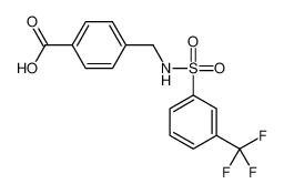 4-[({[3-(Trifluoromethyl)phenyl]sulfonyl}amino)methyl]benzoic aci d_690645-93-3