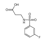 N-[(3-Fluorophenyl)sulfonyl]-β-alanine_690646-10-7