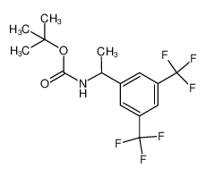 N-butoxycarbonyl-bis-(trifluoromethyl)phenylethylamine_690653-27-1