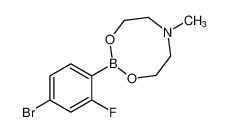 2-(4-bromo-2-fluorophenyl)-6-methyl-1,3,6,2-dioxazaborocane_690663-10-6