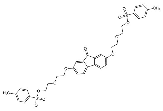 2-{2-{{7-{2-{2-{[(4-methylphenyl)sulfonyl]oxy}ethoxy}ethoxy}-9-oxo-9H-fluoren-2-yl}oxy}ethoxy}ethyl 4-methylbenzenesulfonate_690663-71-9