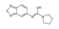 N-(2,1,3-Benzothiadiazol-5-yl)-1-pyrrolidinecarboxamide_690675-28-6