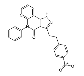 3-(4-nitrophenethyl)-5-phenyl-1,5-dihydro-4H-pyrazolo[4,3-c][1,8]naphthyridin-4-one_690690-74-5