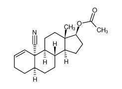 17β-Acetoxy-10α-cyan-5α-Δ1-oestren_6907-03-5