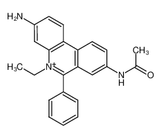 8-acetamido-3-amino-5-ethyl-6-phenyl-phenanthridinium_69070-74-2