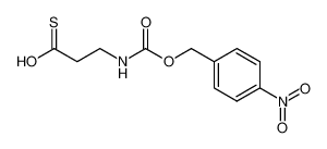 3-p-nitrobenzyloxycarbonylaminothiopropionic acid_69077-57-2