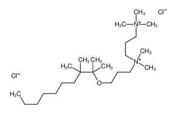 dimethyl-[3-(trimethylazaniumyl)propyl]-[3-(2,3,3-trimethyldecan-2-yloxy)propyl]azanium,dichloride_69089-42-5